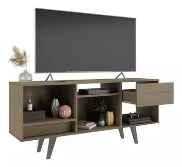 Rack Bajo Para Tv Con Cajón Hasta 42